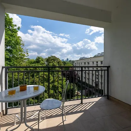 Appartement Downtown - Balcony&workspace - By Rentujemy Warschau