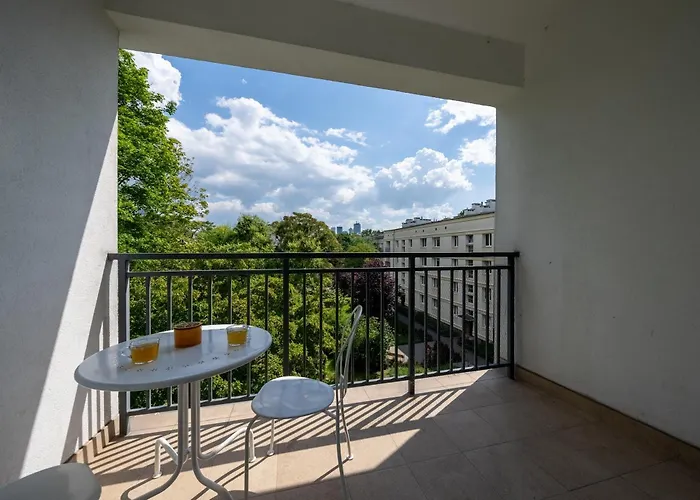 公寓 Downtown - Balcony&workspace - By Rentujemy 华沙